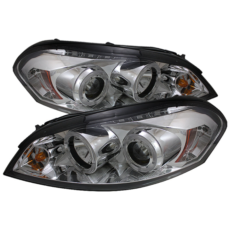 Spyder Chevy Impala 06-13 Projector Headlights LED Halo LED Chrm PRO-YD-CHIP06-HL-C SPYDER
