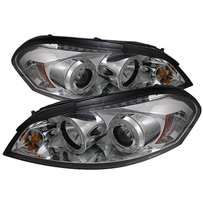 Spyder Chevy Impala 06-13 Projector Headlights LED Halo LED Chrm PRO-YD-CHIP06-HL-C SPYDER