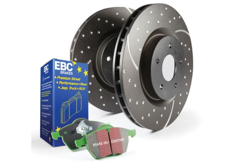 EBC Stage 3 GreenStuff Brake Pads and GD Rotors Kit - S10KF1012 EBC