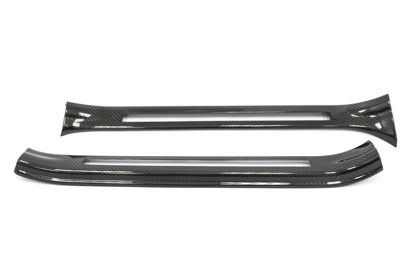OLM LE Dry Carbon Fiber Door Sill Covers - 2015-2021 Subaru STI