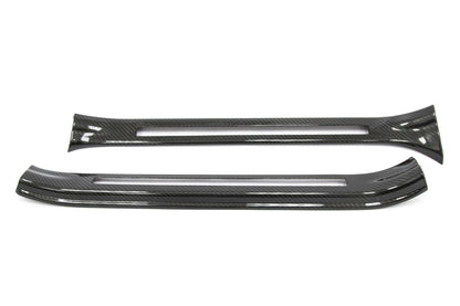 OLM LE Dry Carbon Fiber Door Sill Covers - 2015-2021 Subaru STI