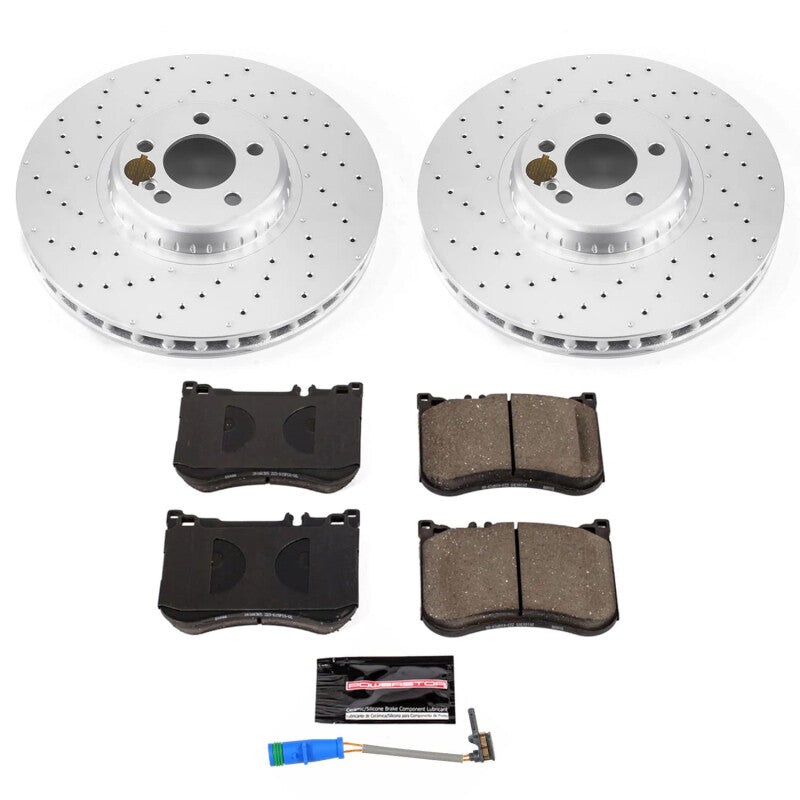 Power Stop 19-22 Mercedes-Benz E53 AMG Front Z23 Coated Brake Kit PowerStop