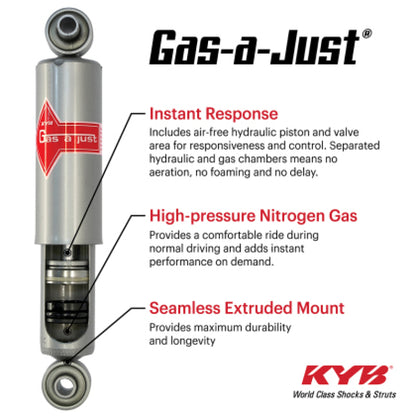 KYB 18-22 Ford Ecosport AWD Gas-A-Just Shock - Rear