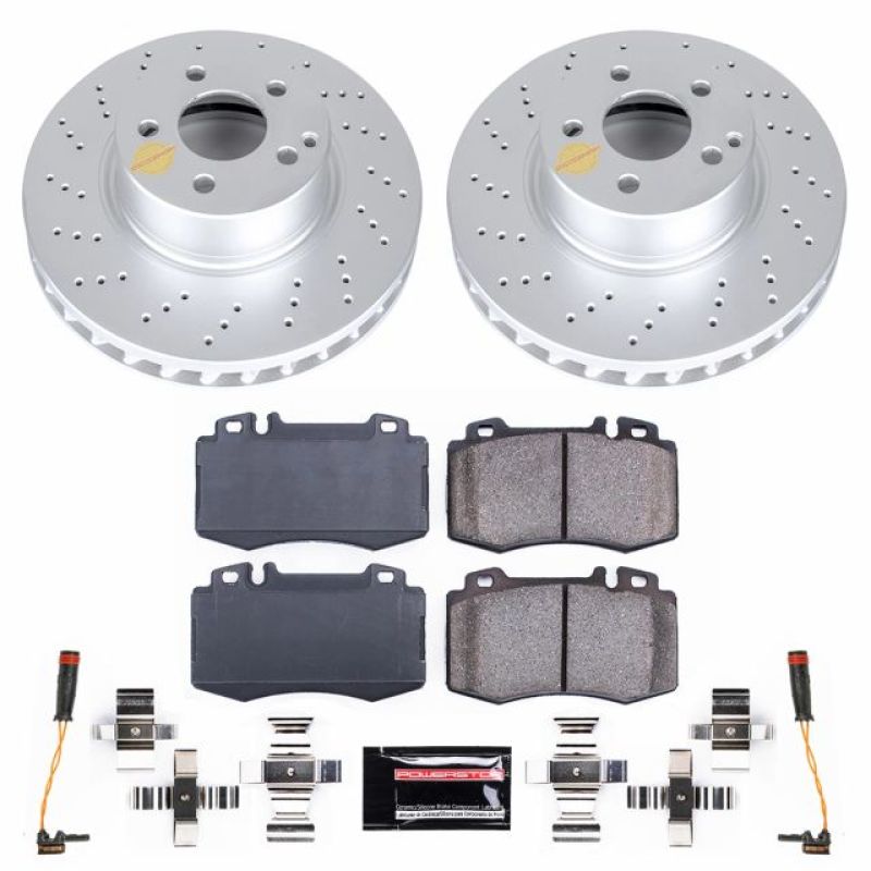 Power Stop 03-06 Mercedes-Benz SL500 Front Z23 Evolution Sport Coated Brake Kit PowerStop