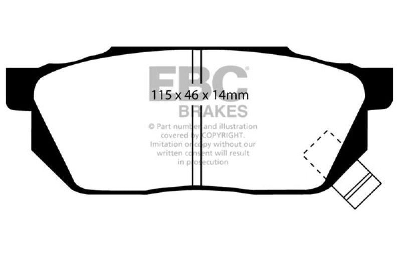EBC GreenStuff Front Brake Pads - DP2570 EBC
