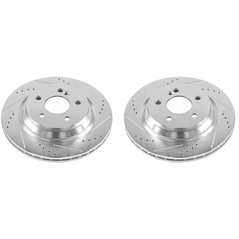 Power Stop 12-13 Mercedes-Benz S350 Rear Evolution Drilled & Slotted Rotors - Pair PowerStop