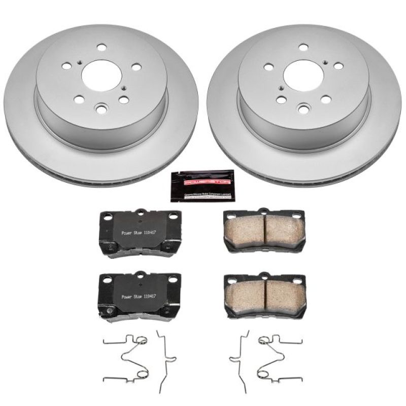 Power Stop 2006 Lexus GS300 Rear Z17 Evolution Geomet Coated Brake Kit PowerStop