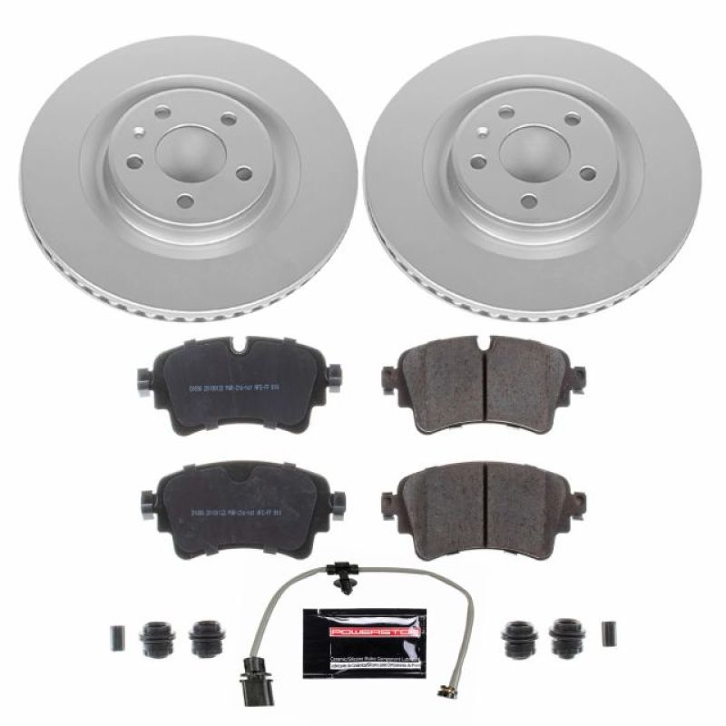 Power Stop 2018 Audi Q5 Rear Z23 Evolution Sport Coated Brake Kit PowerStop