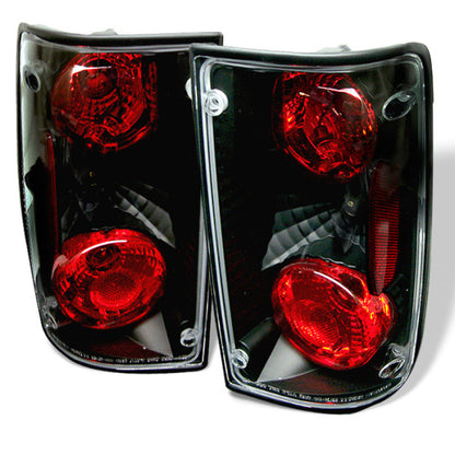 Spyder Toyota Pick Up 89-95 Euro Style Tail Lights Black ALT-YD-TP89-BK SPYDER