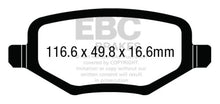 Load image into Gallery viewer, EBC Ultimax2 Rear Brake Pads - UD1657