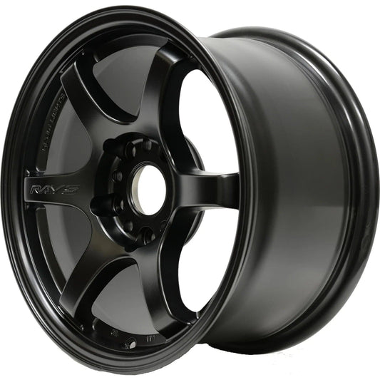 Gram Lights 57DR 15x8.0 +35 4-100 Semi Gloss Black Wheel