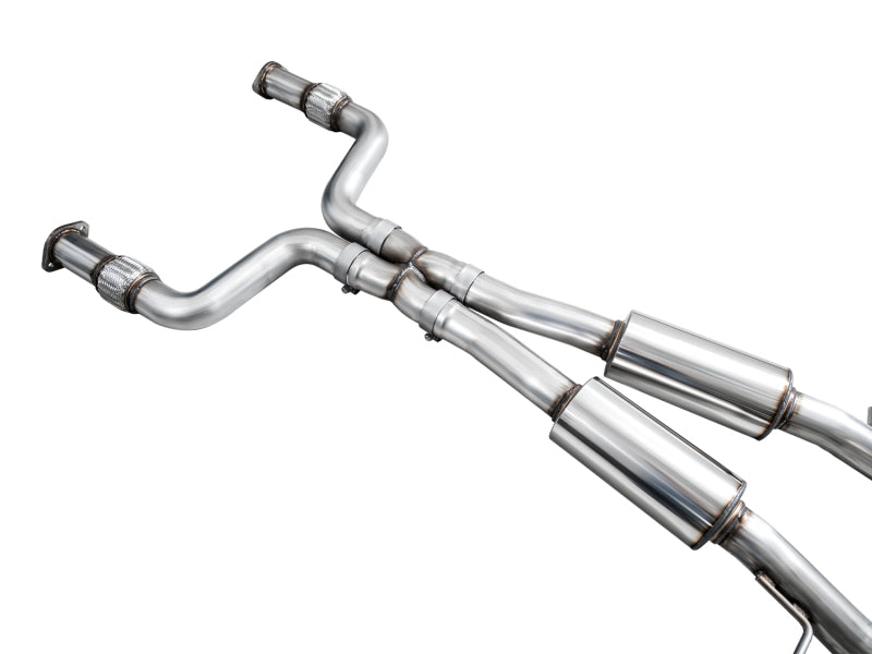AWE 2023 Nissan Z RZ34 RWD Touring Edition Catback Exhaust System w/ Chrome Silver Tips AWE Tuning