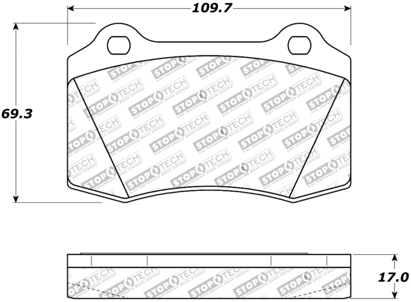 StopTech Premium Ceramic Brake Pads - 308.05920