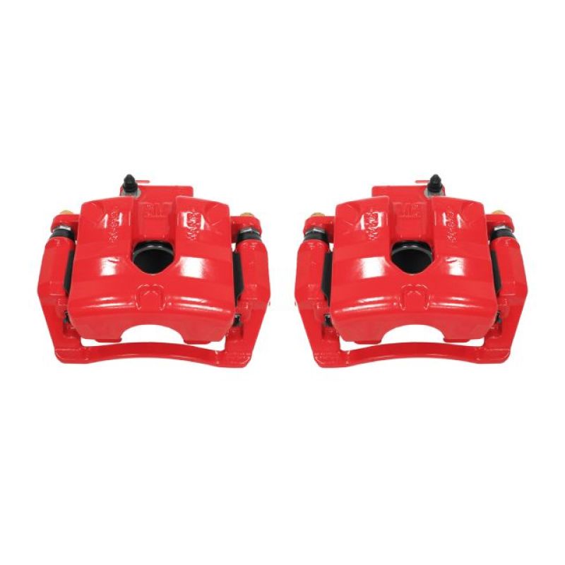 Power Stop 10-11 Cadillac SRX Rear Red Calipers w/Brackets - Pair PowerStop