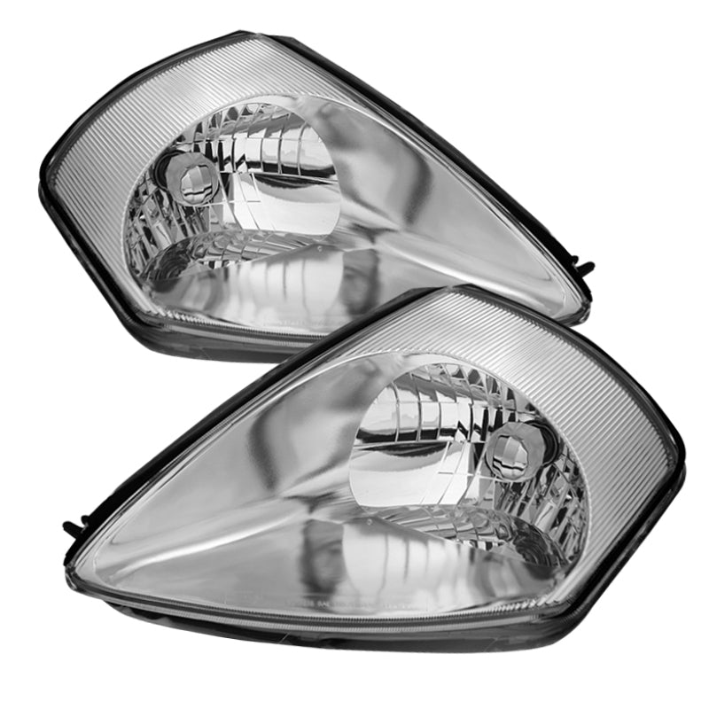 Xtune Mitsubishi Eclipse 00-05 Crystal Headlights Chrome HD-JH-ME00-C SPYDER