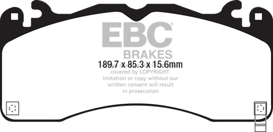 EBC Ultimax2 Front Brake Pads - UD1792 EBC