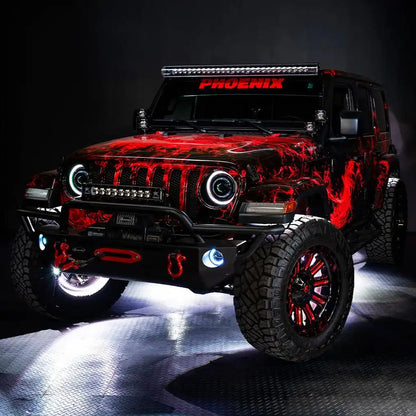 Oracle - White LED Fog Lights - Jeep Wrangler JK/JL & Gladiator JT - 5846-001
