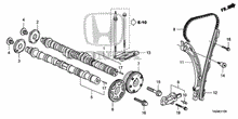 Load image into Gallery viewer, Genuine OEM Honda Guide B Cam Chain (14540-RAA-A02) X1