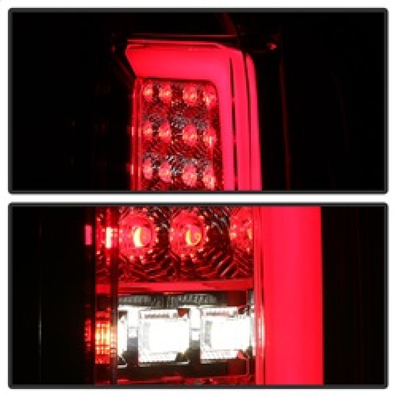 Spyder Chevy Colorado 2015-2017 Light Bar LED Tail Lights - Red Clear ALT-YD-CCO15-LED-RC SPYDER