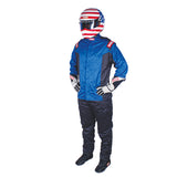 RaceQuip Blue Chevron-5 Jacket SFI-5 - Large