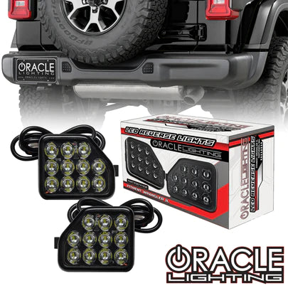 ORACLE LIGHTING REAR BUMPER LED REVERSE LIGHTS FOR JEEP WRANGLER JL - 5874-504