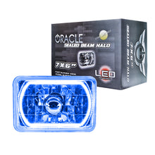 Load image into Gallery viewer, Oracle Pre-Installed Lights 7x6 IN. Sealed Beam - Blue Halo