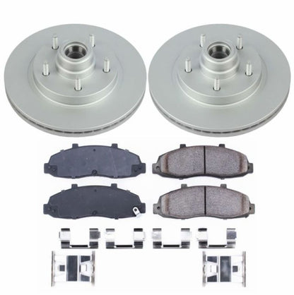 Power Stop 97-00 Ford F-150 Front Z17 Evolution Geomet Coated Brake Kit PowerStop