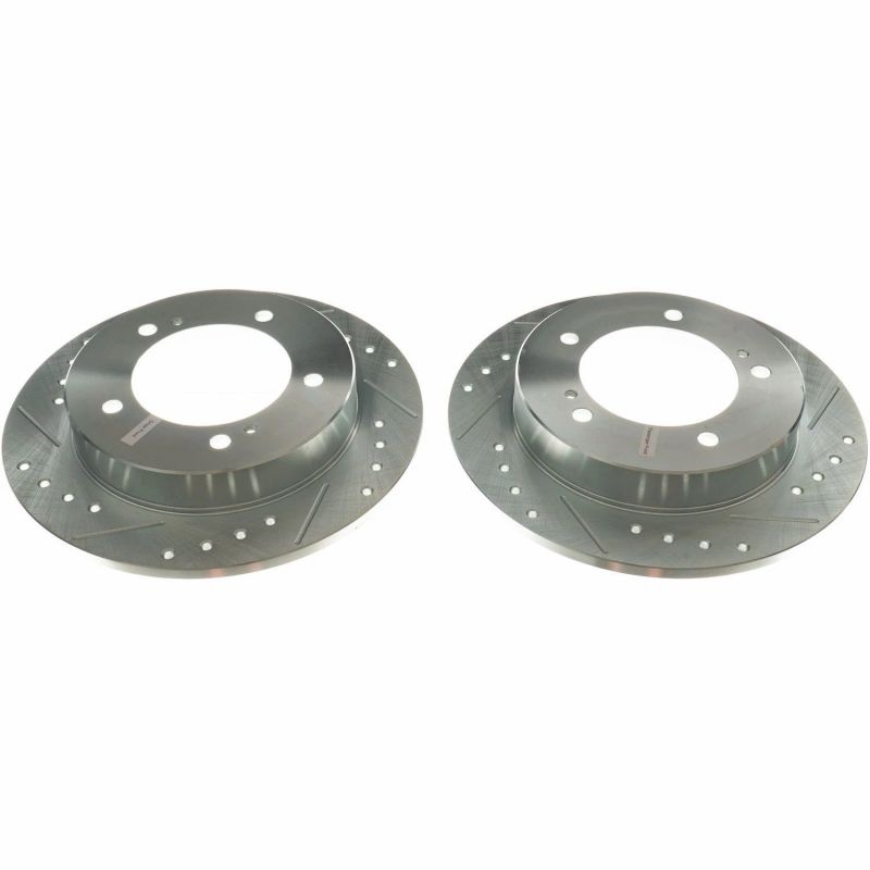 Power Stop 1998 Chevrolet Tracker Front Evolution Drilled & Slotted Rotors - Pair PowerStop