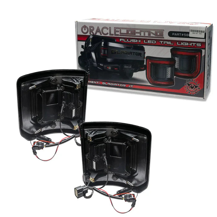 Oracle – Flush Mount LED Tail Lights Tinted Lens – Fits Jeep Gladiator JT – 5882-504-T