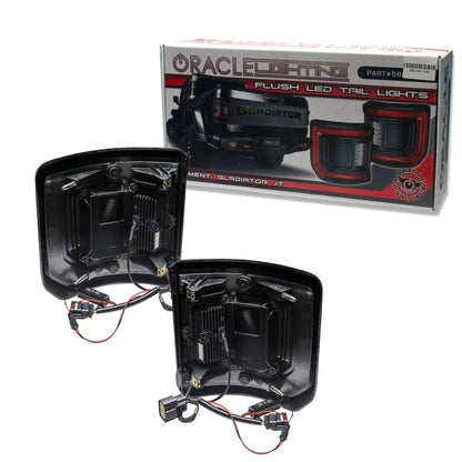 Oracle – Flush Mount LED Tail Lights Standard Lens – Fits Jeep Gladiator JT – 5882-504