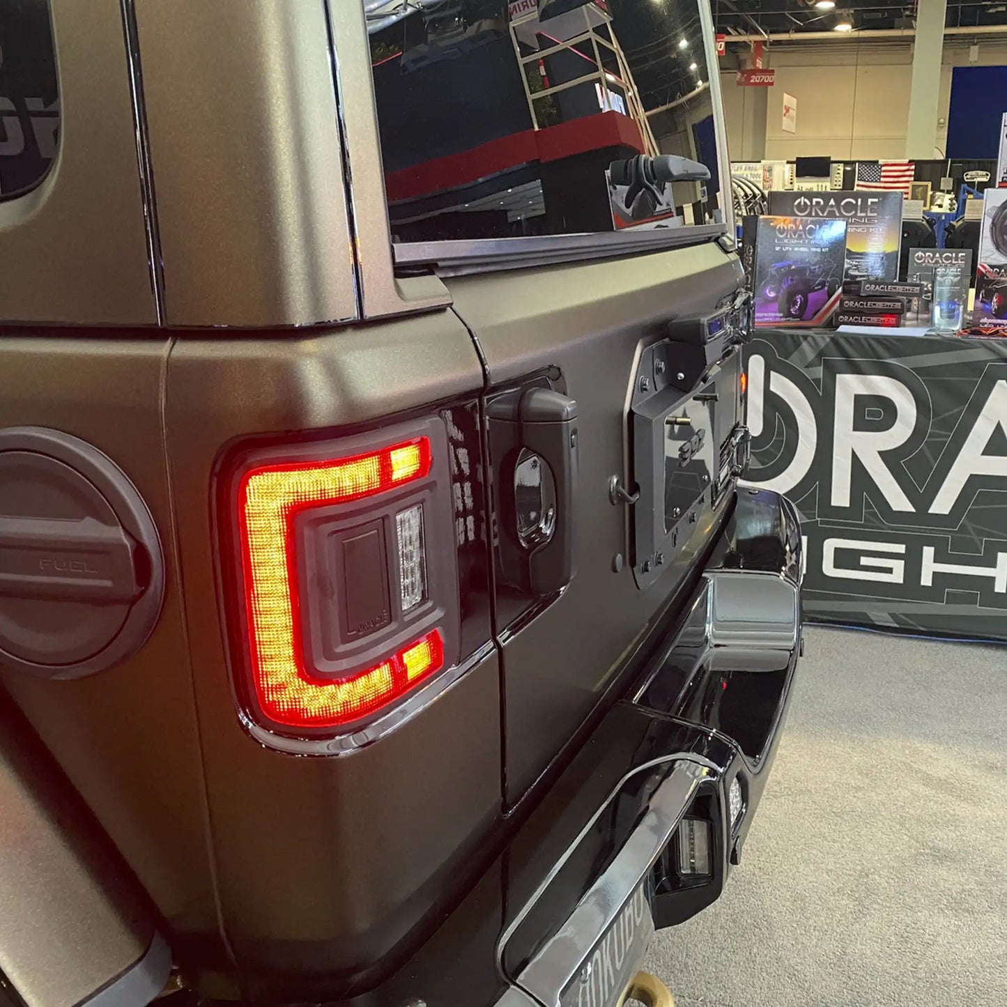 Oracle – Flush Mount LED Tail Lights Tinted Lens – Fits Jeep Wrangler JL – 5884-504-T