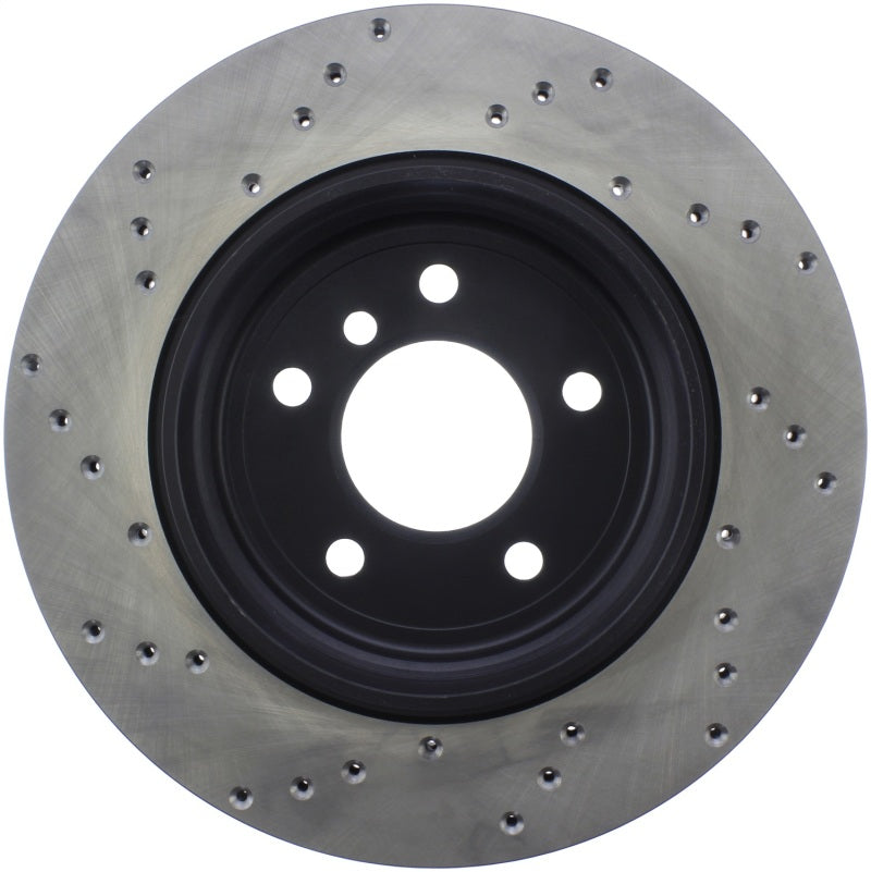 StopTech 01-06 BMW 330 Drilled Left Rear Rotor Stoptech
