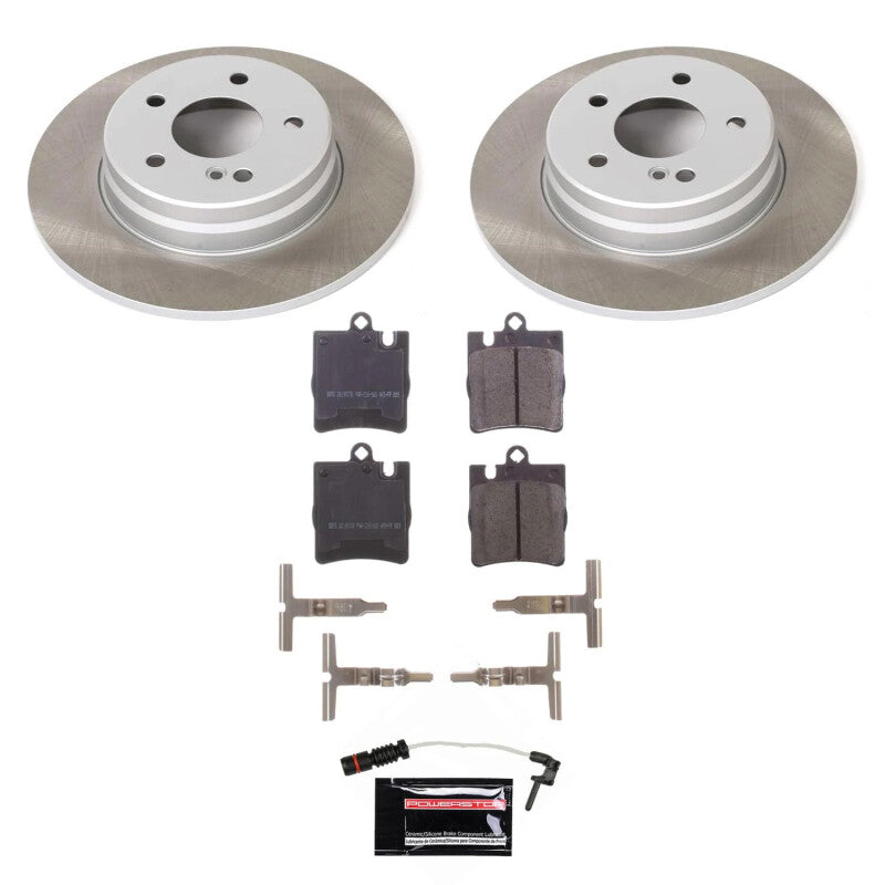 Power Stop 00-03 Mercedes-Benz CLK430 Rear Semi-Coated Rotor Kit PowerStop