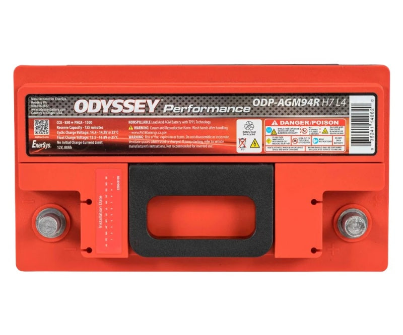 Odyssey Battery Auto/Truck/Heavy Duty & Commercial Performance AGM Battery (94R-850) Odyssey Battery