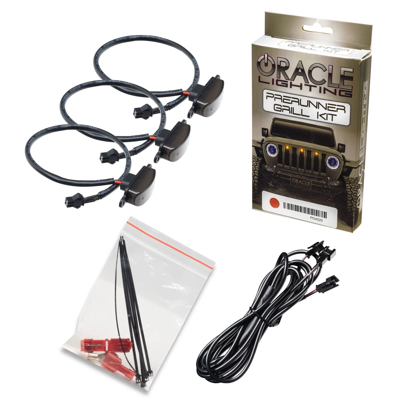 Oracle – Pre-Runner Style LED Grill Light Kit Amber Tinted Lens – Universal – 5889-005-T