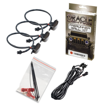 Oracle – Pre-Runner Style LED Grill Light Kit Amber Tinted Lens – Universal – 5889-005-T
