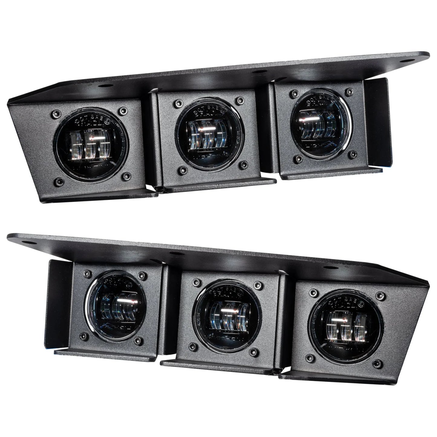 Oracle – Triple LED Fog Light Kit White Beam for Steel Bumper – Fits 2021–2025 Ford Bronco – 5890-001