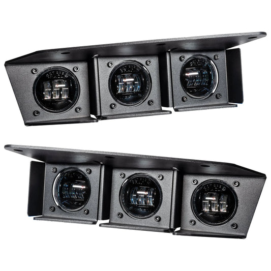 Oracle – Triple LED Fog Light Kit White Beam for Steel Bumper – Fits 2021–2025 Ford Bronco – 5890-001