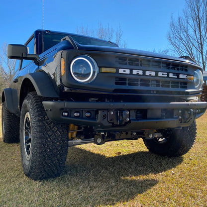 Oracle – Triple LED Fog Light Kit White Beam for Steel Bumper – Fits 2021–2025 Ford Bronco – 5890-001