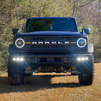 Oracle – Triple LED Fog Light Kit White Beam for Steel Bumper – Fits 2021–2025 Ford Bronco – 5890-001