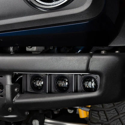 Oracle – Triple LED Fog Light Kit White Beam for Steel Bumper – Fits 2021–2025 Ford Bronco – 5890-001