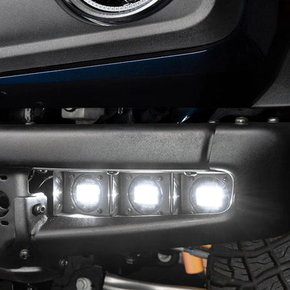 Oracle – Triple LED Fog Light Kit White Beam for Steel Bumper – Fits 2021–2025 Ford Bronco – 5890-001