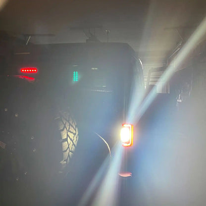Oracle - Tinted Flush Mount LED Tail Lights - 2007-2017 Jeep Wrangler JK - 5891-504-T