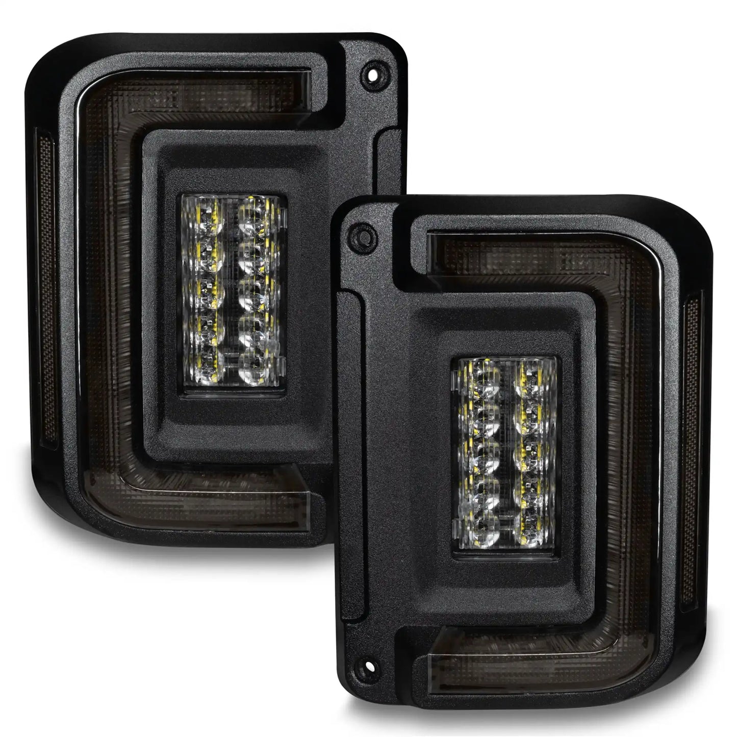 Oracle - Tinted Flush Mount LED Tail Lights - 2007-2017 Jeep Wrangler JK - 5891-504-T