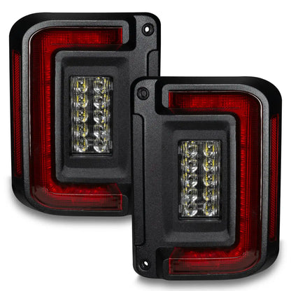 Oracle - Flush Mount LED Tail Lights - 2007-2017 Jeep Wrangler JK - 5891-504