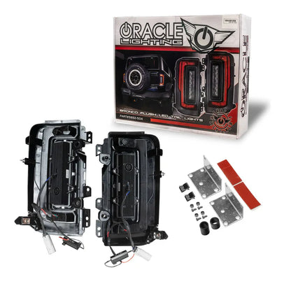 Oracle – Flush Style Lensless LED Tail Lights Red Lens – Fits 2021–2025 Ford Bronco – 5892-504