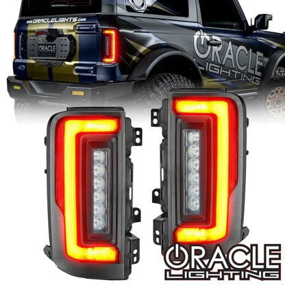 Oracle – Flush Style Lensless LED Tail Lights Red Lens – Fits 2021–2025 Ford Bronco – 5892-504