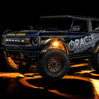 Oracle – ColorSHIFT RGB+W Underbody Wheel Well Rock Light Kit 8-Piece – Universal – 5895-339-8