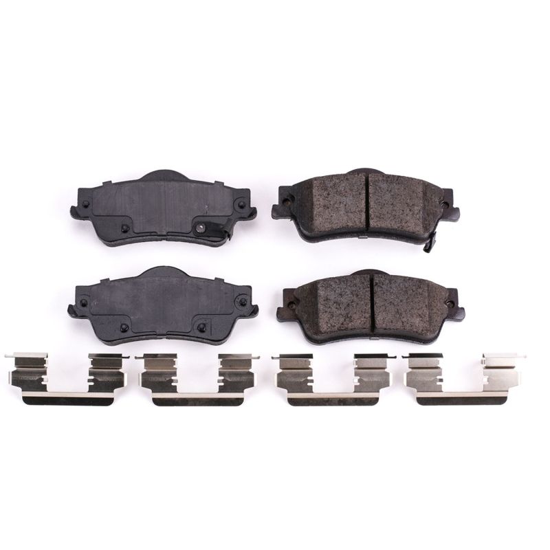 Power Stop 11-17 Chevrolet Caprice Rear Z17 Evolution Ceramic Brake Pads w/Hardware PowerStop