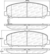 Load image into Gallery viewer, StopTech Premium Ceramic Brake Pads - 308.12860